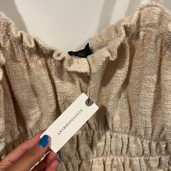 Anthropologie Cynthia Smocked tank top NWT - Picture 2 of 4